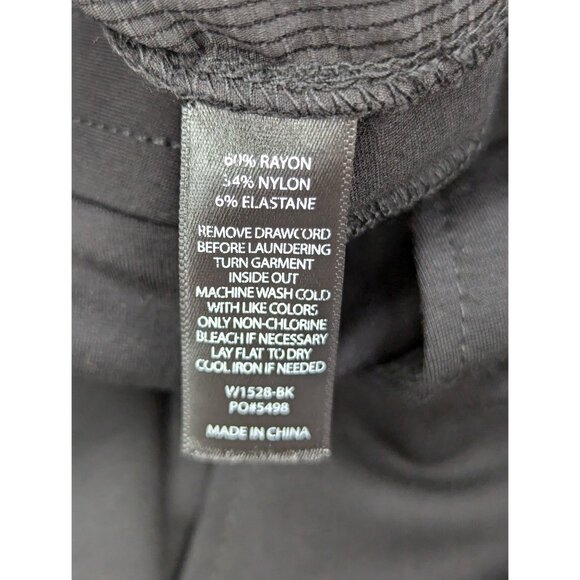 Betabrand Soho Jogger Pants Womens M Yoga Pull On Dress Crop Ankle Office Black - Picture 11 of 11